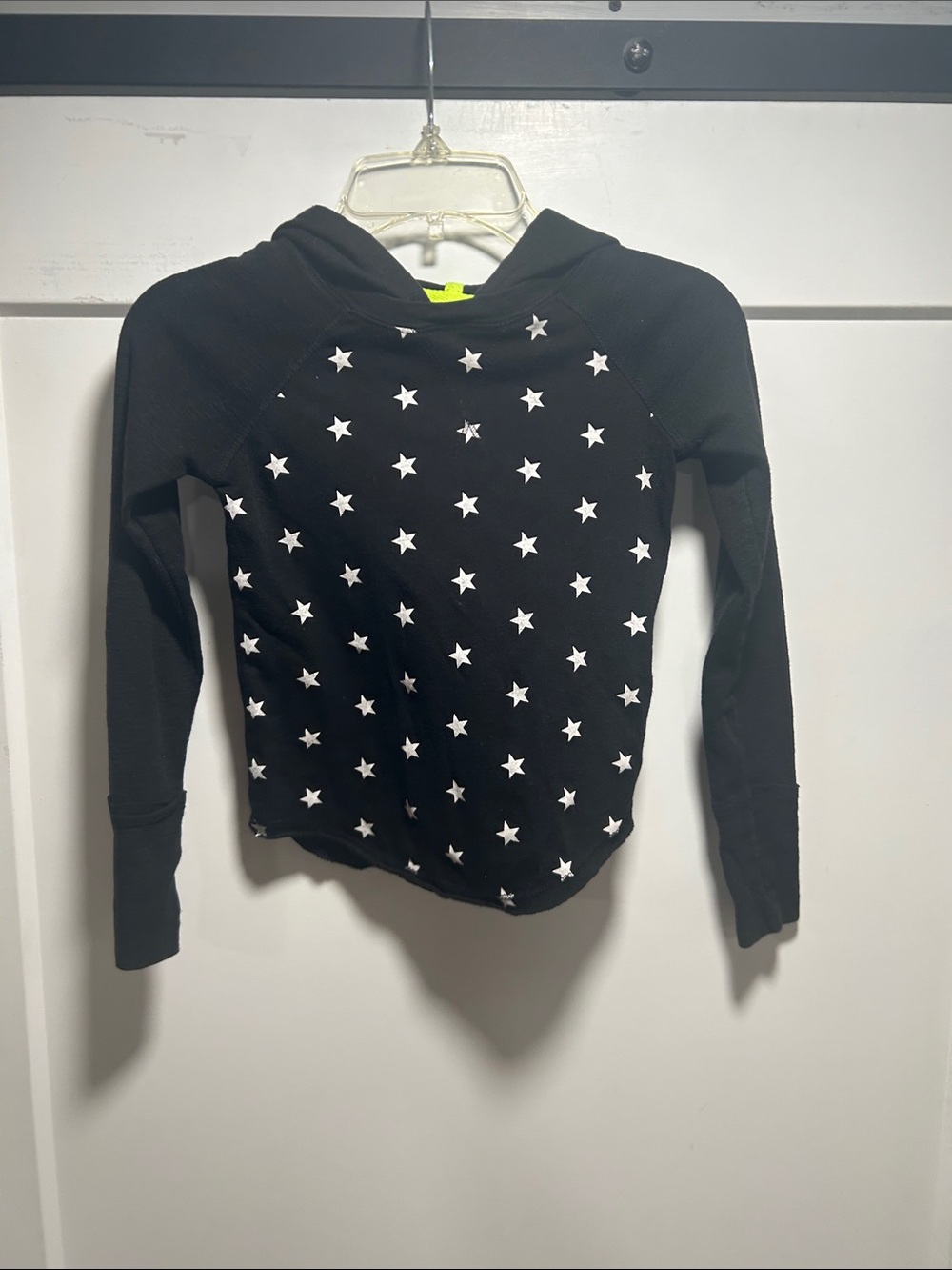 Kids Black Star Hoodie Sweatshirt